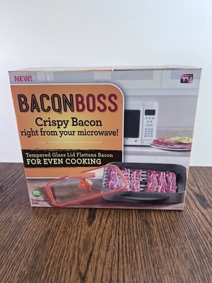 Bacon Microwave Bacon Cooker Boss As Seen on TV New In Box Crispy Bacon BPA Free