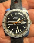 Vtg TIMEX Viscount Diver 47671-03277Auto Date Gd Cond!!!