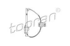 Fensterheber hinten links manuell 103 593 TOPRAN für VW PASSAT B3/B4
