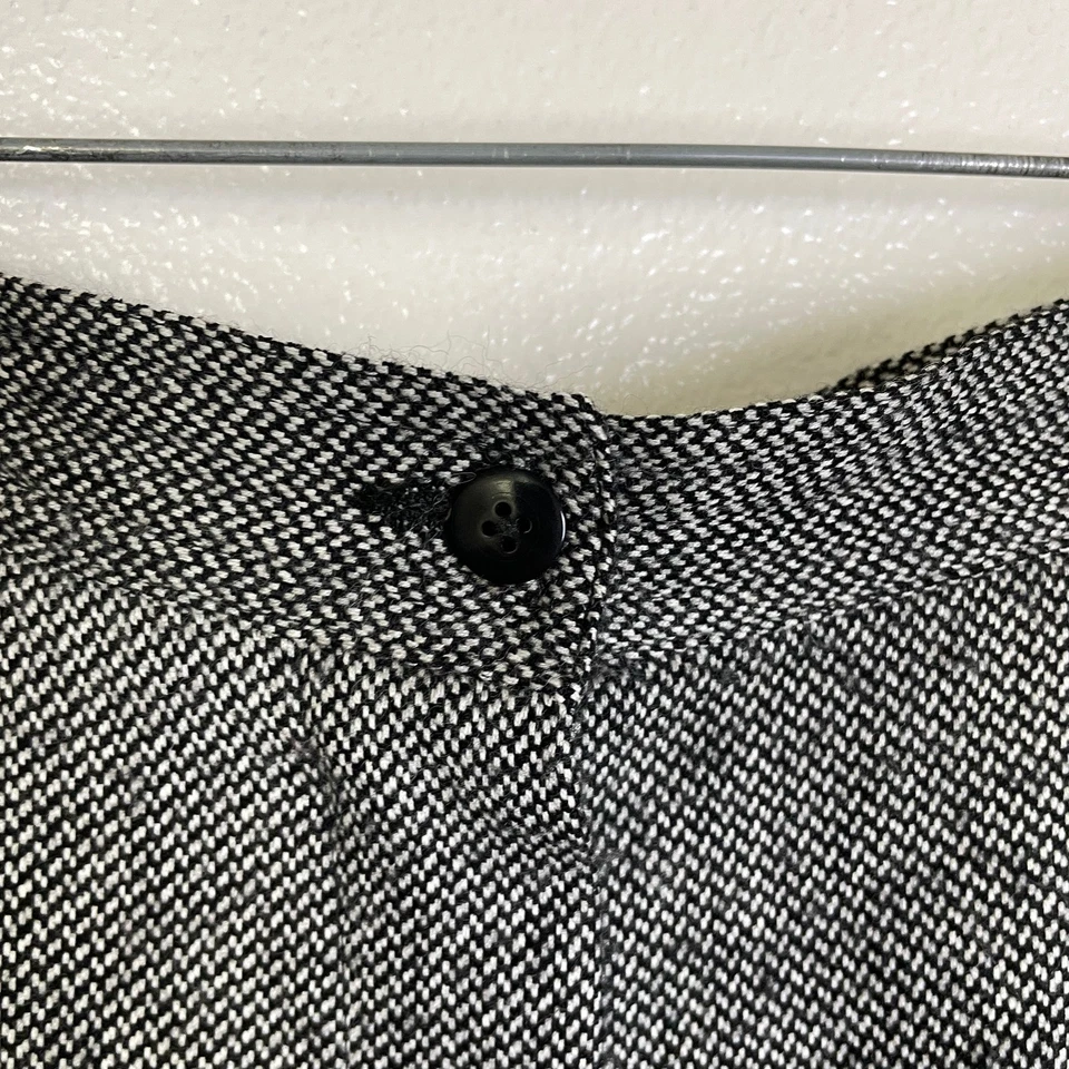 Pantalón Pantalón de Lana Valentino Vintage Mujer Talla 10 Tweed Plisado Relajado Carrera Foto 4 de 4