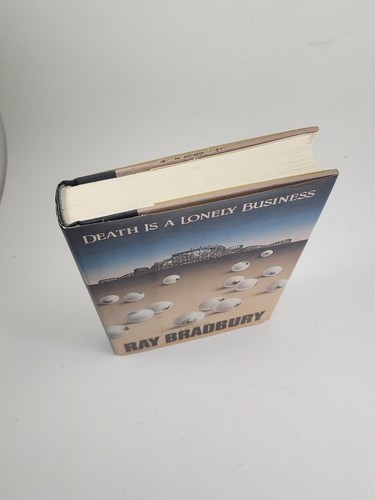 Vintage signiert! Ray Bradbury Death Is A Lonely Business Hardcover DJ 3. Oktober 1985 - Bild 2 von 14