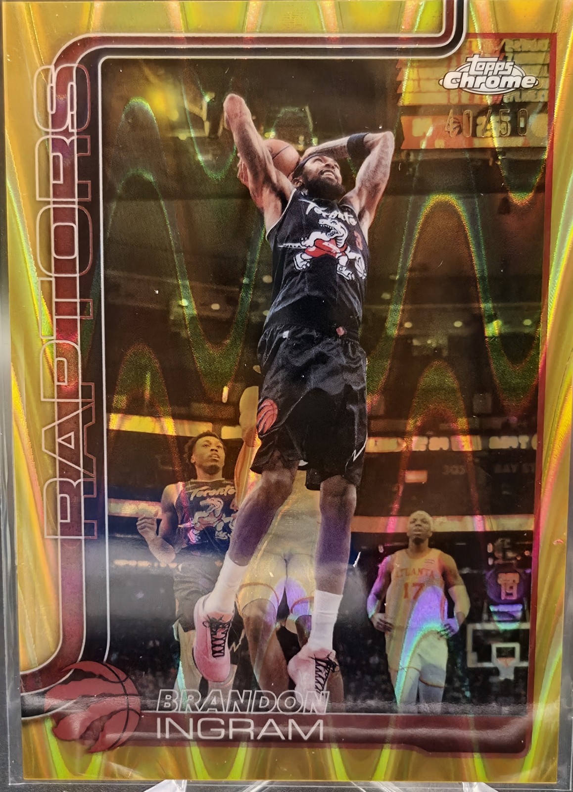 Brandon Ingram  2025-26 Topps Chrome Update Gold Ray Wave Refractor #/50 #66