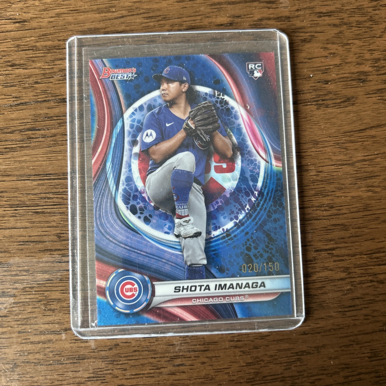 2024 Bowman's Best - Shota Imanaga #16 Blue Refractor /150 (RC)
