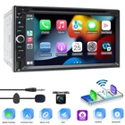 7'' 2 DIN Audio In-Dash Car Stereo Radio CD DVD Bluetooth Wireless Auto CarPlay