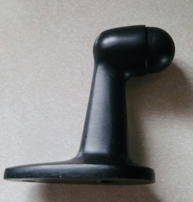 DELTANA FLOOR DOOR STOP BLACK 2-7/8 BRAND NEW