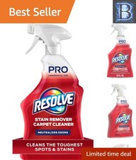 Professional 32 Fl Oz Carpet Cleaner for Upholstery - Stain and Odor Eliminator