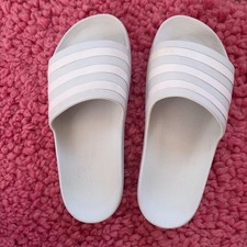 Adidas Adilette Aqua Women's Pool Slides Sz 7 Halo Blue Cloudfoam Pool