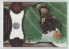 2016 Topps Tribute Stamp of Approval Relics Green 5/99 Jung-Ho Kang Jung Ho 1z2