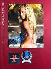 Kendra Wilkinson autographed signed 8x10 photo Playboy Beckett COA