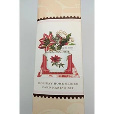 Anna Griffin Christmas HOLIDAY HOME SLIDER Card Kit - Makes 20 Cards *NEW* #059