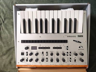 KORG MONOLOGUE Silver - Monophonic Analog Synthesizer - NEW in Box (Open Box)