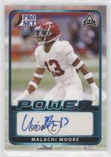 2021 Leaf Pro Set Power Base Platinum Spectrum Foil /99 Malachi Moore Auto 0c6
