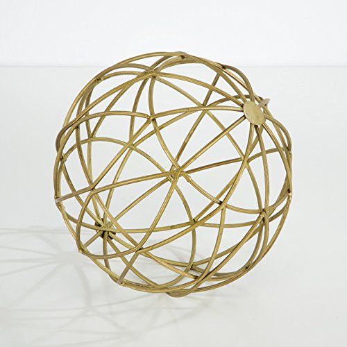 BOLA 20X20X20 METAL DORADO (z3m)