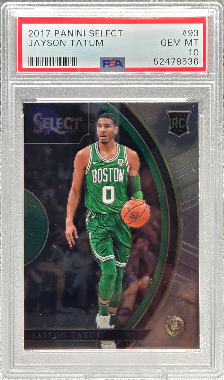 2017 Select ~ Celtics Star JAYSON TATUM Rookie RC Card PSA 10 GEM MINT view 1