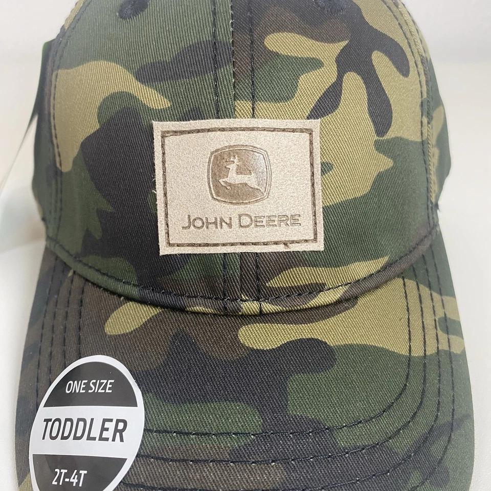 Малыш John Deere бейсбольная шляпа, крышка, камуфляж, камуфляж, новый с Ярлыками, один размер, 2T-4T - Изображение 2 из 4