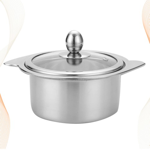 1Pc 14cm Stainless Steel Hot Pot Pot compatible for Induction Cooker - Picture 9 of 12