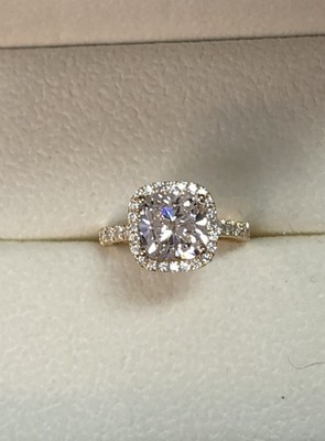 Celeste Lab Grown Diamond Engagement Ring (3 Carat) - 18K Yellow Gold