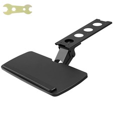 Keyboard Tray under Desk Adjustable Height, Height and Angle Adjustable under De