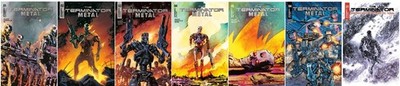 The Terminator: Metal #1-5 Variant Cover C Lot +2 (Dynamite Comics)