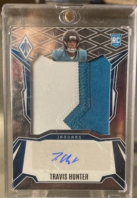 2025 Panini Phoenix Rookie Patch Autographs Travis Hunter Jaguars #RPS-THR /199