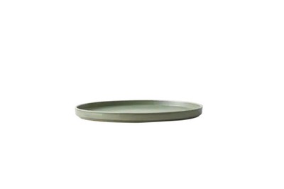 Oneida MO2701024SB Luzerne Moira Smokey Basil 9.25'' Diameter Plate - 1 Doz