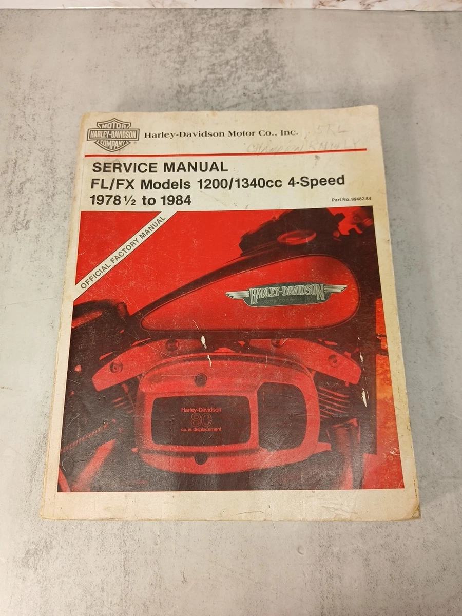 Harley-Davidson 1978 Repair Motorcycle Manuals and Literature for