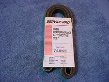 BELT Serpentine Drive SERVICE PRO 748K6 VIBE S10 SONOMA Astro S15 SAFARI Blazer