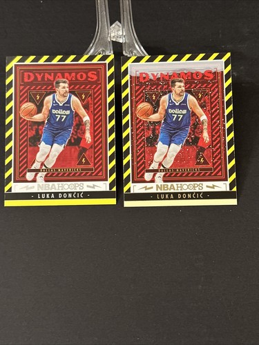 2023-24 Panini Hoops Basketball Luka Doncic Winter Dynamos #5 And Regular Dynamo - Picture 4 of 12