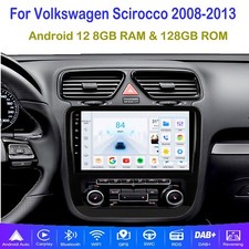 9" Android Autoradio 128GB CarPlay GPS Navigation BT DSP Für VW Scirocco 2008~13