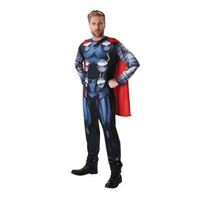 Thor Classic Avengers Men's Costume Cosplay Jumpsuit with Cape - Rubie's 810844
