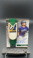 2024 Topps Diamond Icons Julio Rodriguez Jumbo Patch Auto /25 #4971 S