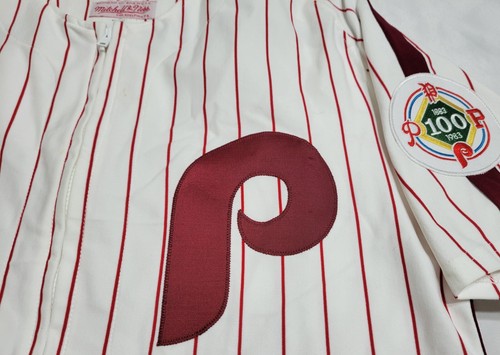 MAGLIA STEVE CARLTON PHILADELPHIA PHILLIES FIRMATA HOLO AUTENTICA RAWLINGS 1983 - Foto 6 di 7