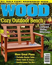 Better Home and Gardens Wood Magazine July 2021 Cozy Outdoor Bench