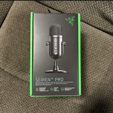 Razer - Seiren V2 Pro - Professional-Grade Streaming USB Microphone - Black