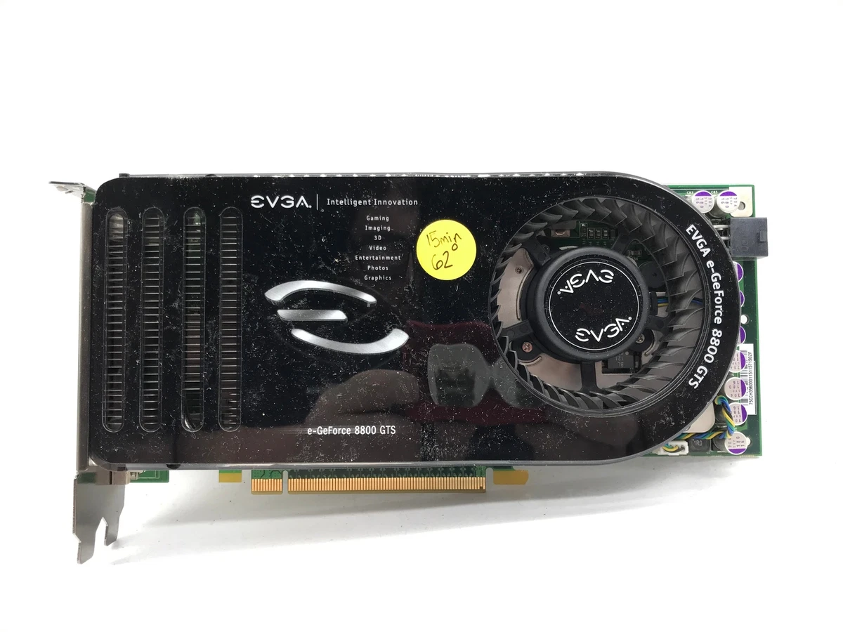 EVGA NVIDIA GeForce 8800 GTS 640MB GDDR3 PCIe Video Card 640 P2