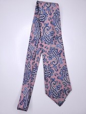 Kuppenheimer Mens Formal Necktie 56"Lx3.5"W Lilac/Blue Neck Tie