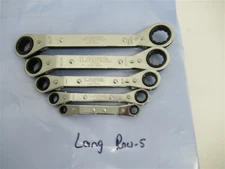 Lang ROW-5 , 5 Pc SAE Offset Ratcheting Box Wrench Set
