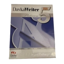 DavkaWriter Platinum 5. The Essential Hebrew/English Word Processor. Windows XP