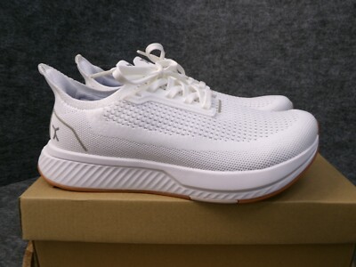 Flux Womens Adapt Runner White Gum Running Athletic Barefoot Knit Shoes Size 8.5