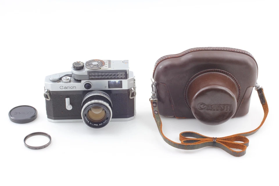 READ! [Near MINT+ w/ Light Meter] Canon P Rangefinder 50mm f/1.8 L39 Mount Japan - Image 3 of 4