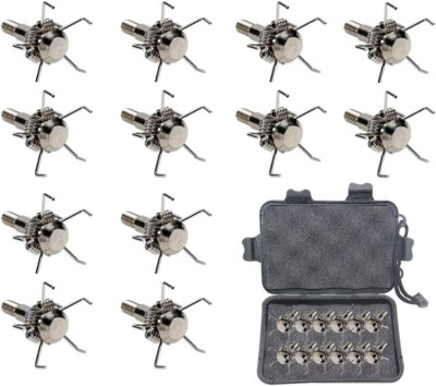 12pcs Archery Broadheads 3 Blades 10 Grain Screw-in Arrow Heads Arrow Tips Compatible With Traditional Bows And Compound Bow Archery Hunting G 602762335098533