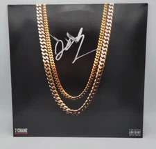 2 CHAINZ BASED ON A T.R.U. STORY SIGNED VINYL COA PROOF PIC