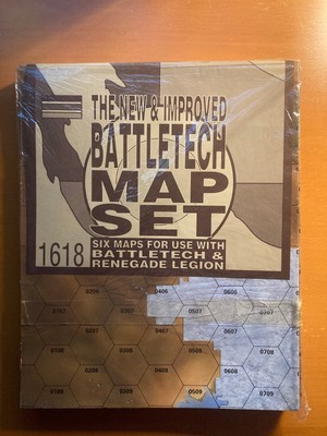 Battletech Map Set 1618 new & improved FASA for Battletech or Renegade Legion
