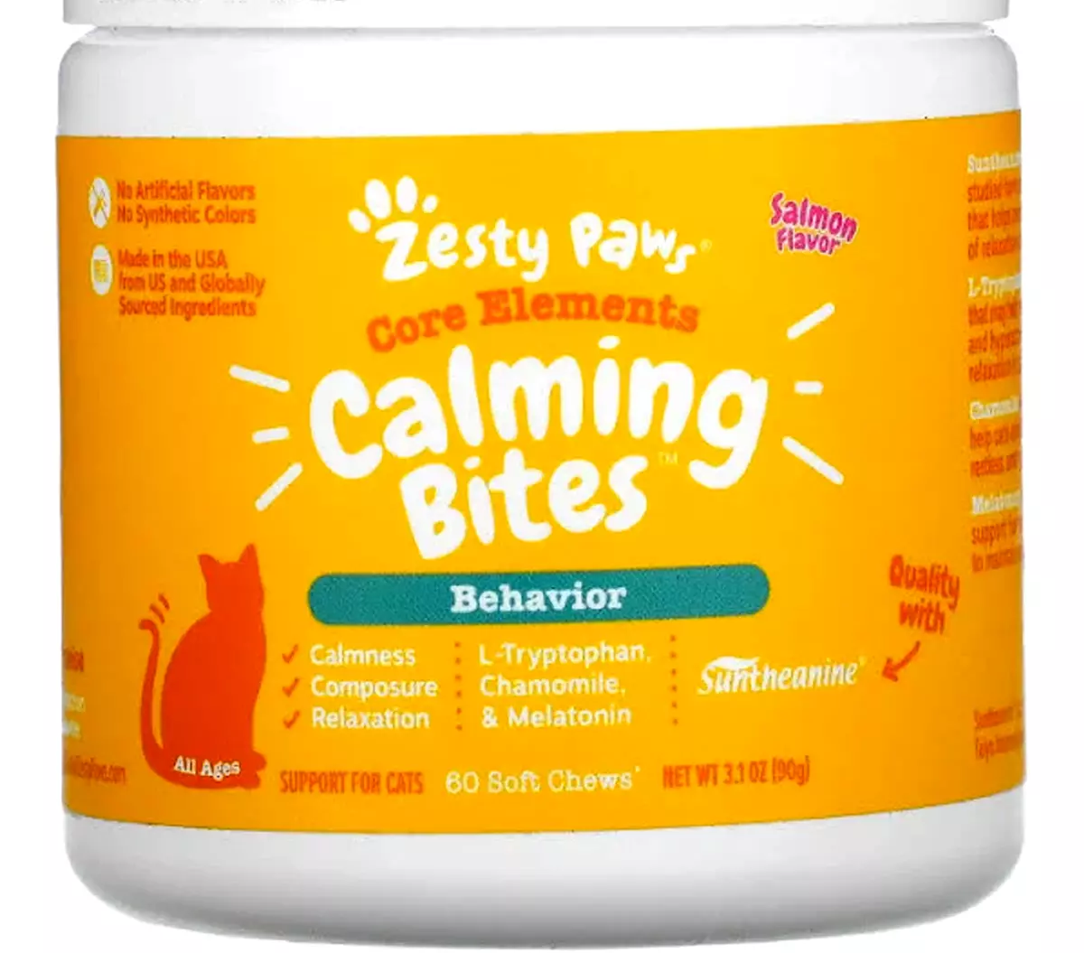 Zesty Paws Advanced Calming Bites With Melatonin, 60ct Pick, 56 OFF