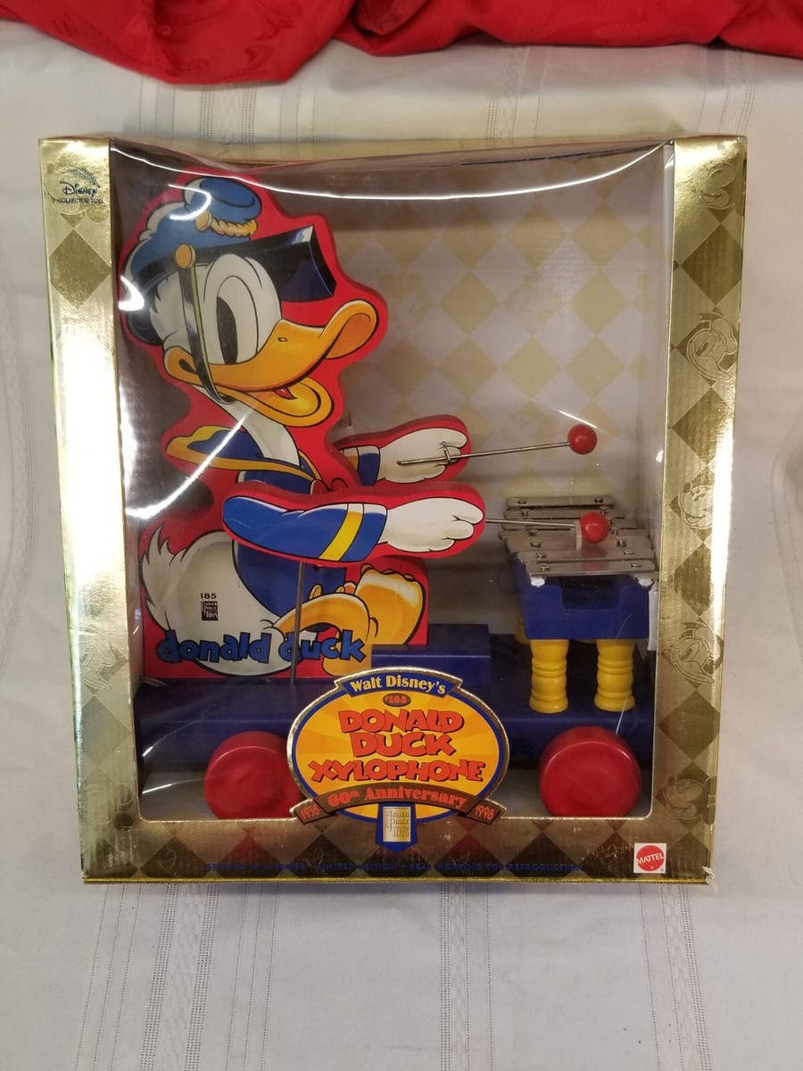 Vintage Donald Duck Xylophone Mattel 60th Anniversary Limited