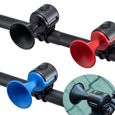 ROCKBROS Fahrrad Klang Hupe Elektrisch Horn Fanfare Signalhorn 120dB Klingel MTB