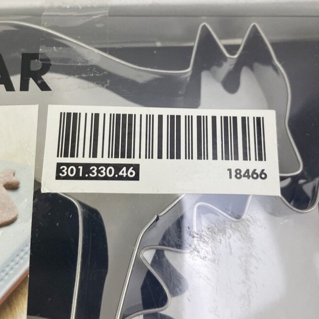 IKEA Drommar Set of 6 Holiday Animals Stainless Cookie Pastry Cutters