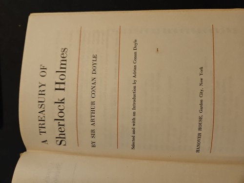A Treasury of Sherlock Holmes by Sir Arthur Conan Doyle, vintage 1955 Hardcover - Picture 4 of 10