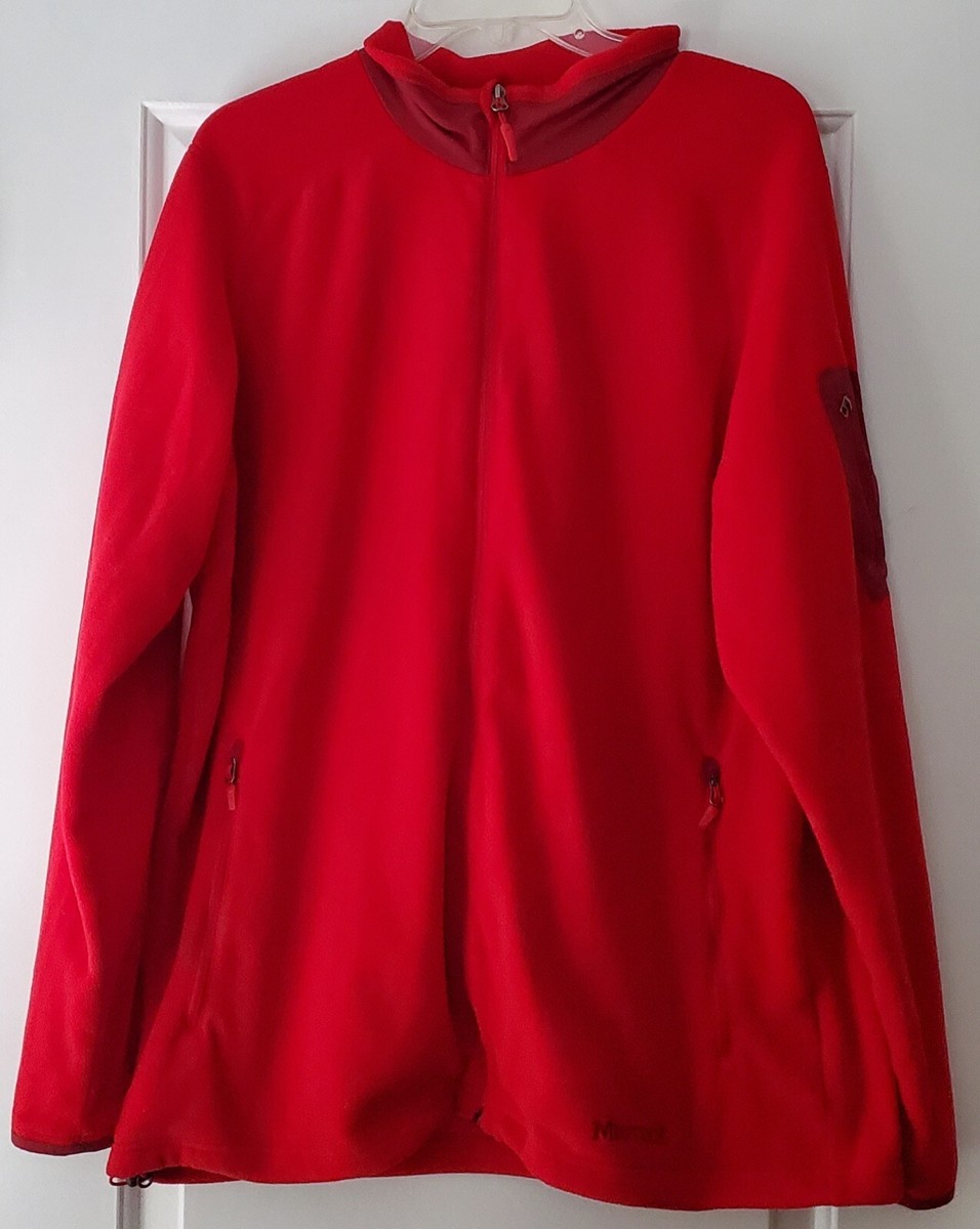 Marmot Mens Reactor Polartec Full Zip Mock Neck Jacket Size XL