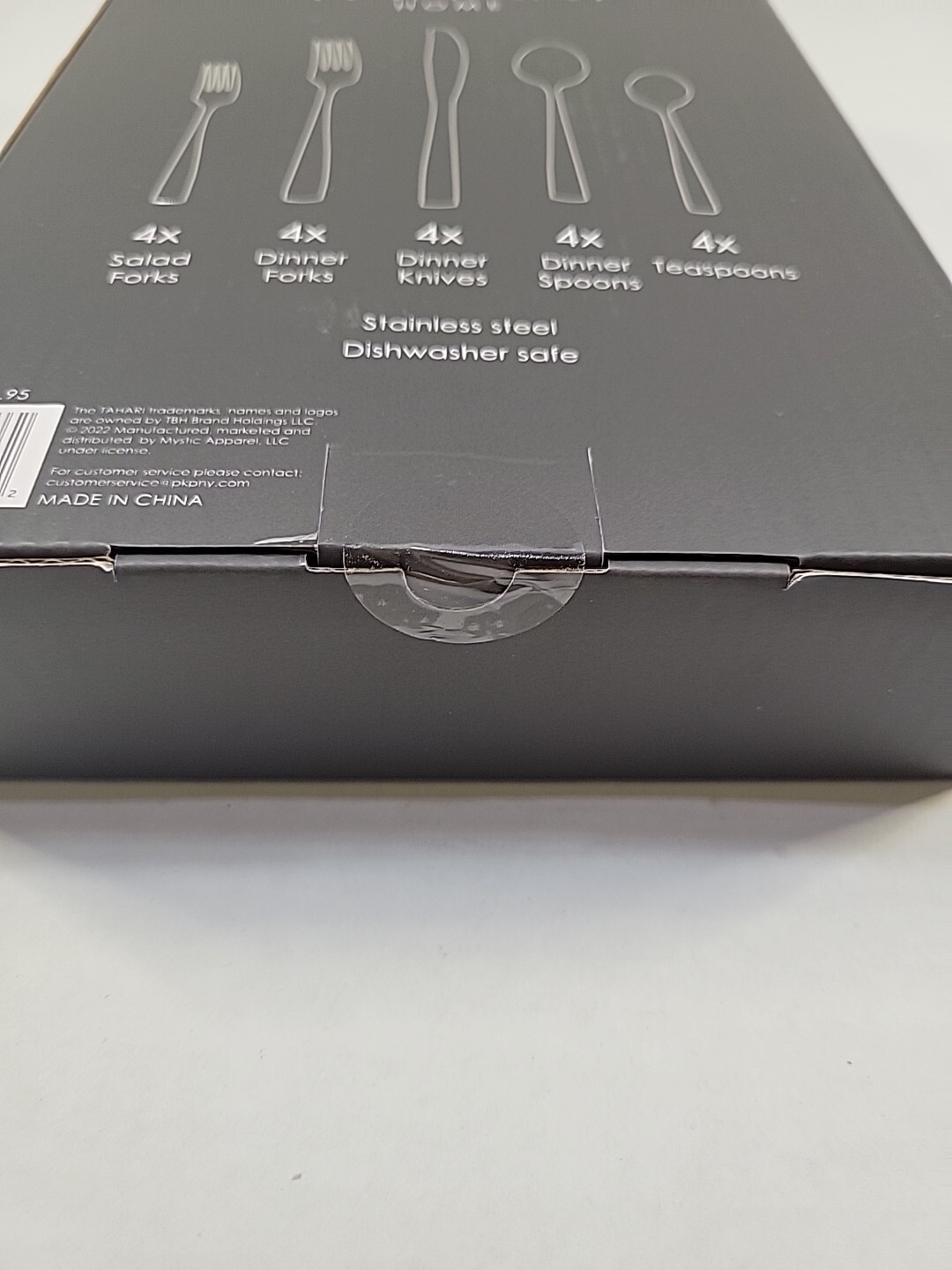 Tahari Home Flatware 20pc Set Stainless SteelNew in Box! eBay